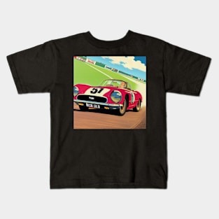 Vintage Classic F1 Formula One Car Poster Kids T-Shirt